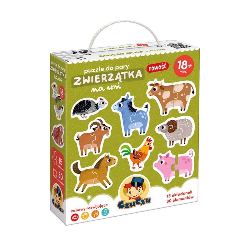 CzuCzu Puzzle do pary - Zwierzątka na wsi