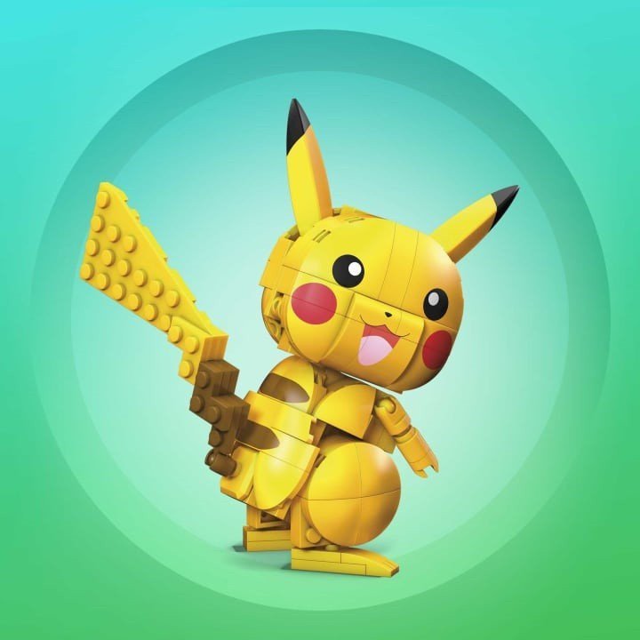 Mega Bloks Klocki Pikachu średni Pokemon do zbudowania GMD31