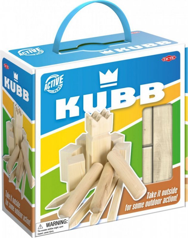 Tactic Gra Kubb w kartonowym opakowaniu