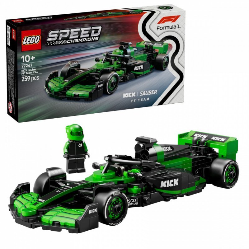 LEGO Klocki Speed Champions 77247 Bolid F1 KICK Sauber Team C44