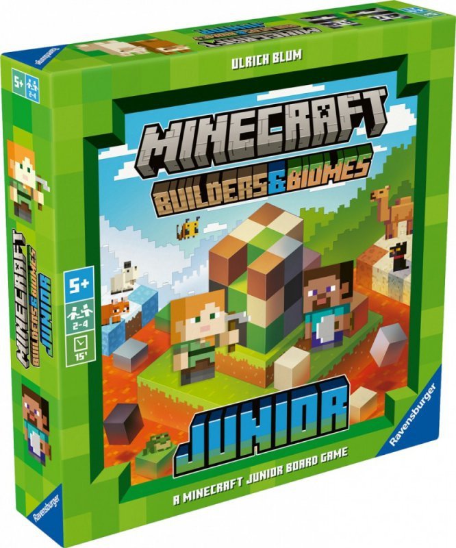 Ravensburger Polska Gra Minecraft Builders and Biomes Junior