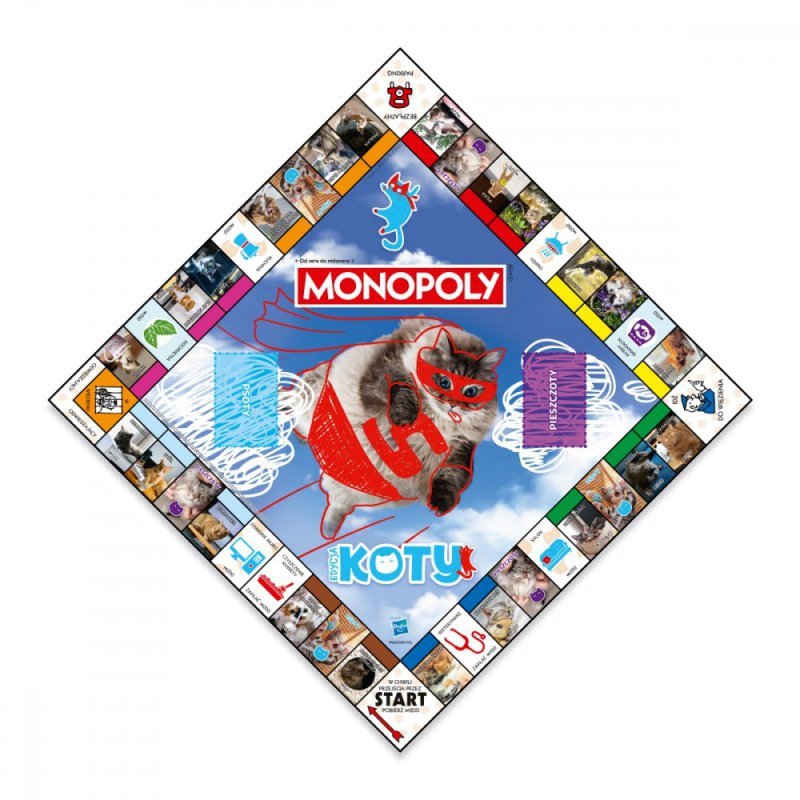 Winning Moves Gra Monopoly Koty 2025