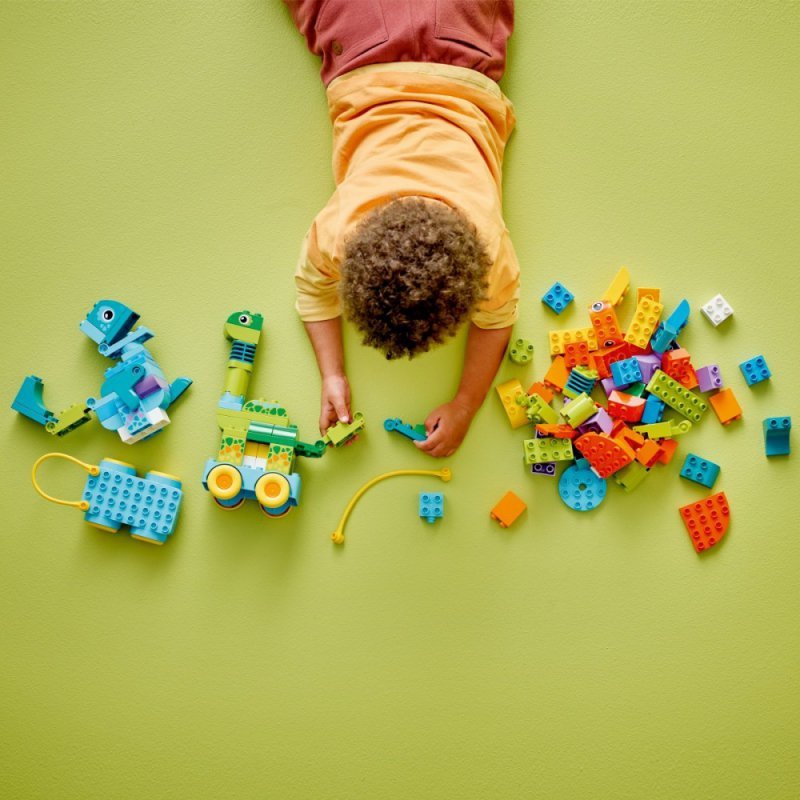 LEGO Klocki DUPLO 10451 3 w 1 Dinozaury na kółkach