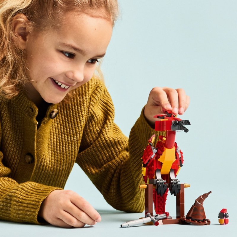 LEGO Klocki Harry Potter 76448 Fawkes: feniks Dumbledore&#039;a