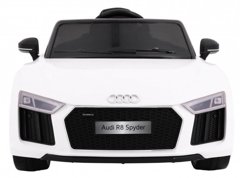 Audi R8 Spyder na akumulator Biały + Pilot