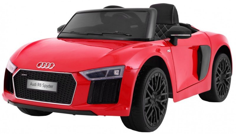 Audi R8 Spyder na akumulator Lakier Czerwony + Pilot