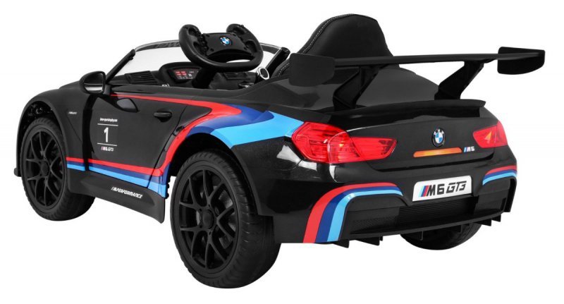 BMW M6 GT3 Auto na akumulator dla dzieci Czarny