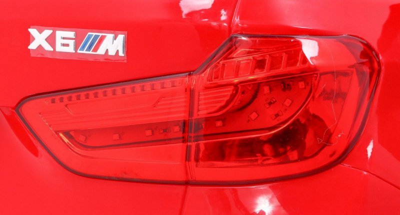 BMW X6M Elektryczne Autko dla dzieci - Czerwony SUV + Pilot