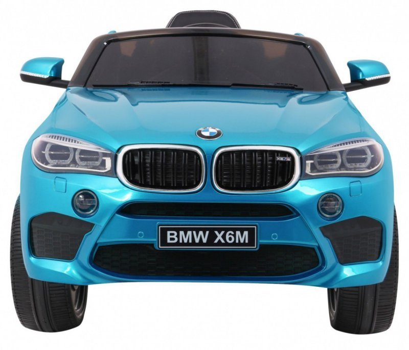 BMW X6M Elektryczne Autko, SUV dla dzieci Lakier Niebieski + Pilot