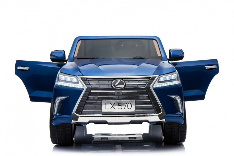 Lexus LX570 Lakierowane Autko dla 2 dzieci Niebieski SUV + Pilot