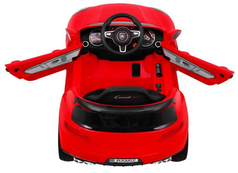 Autko Turbo-S na akumulator dla dzieci Czerwony Suv + Pilot