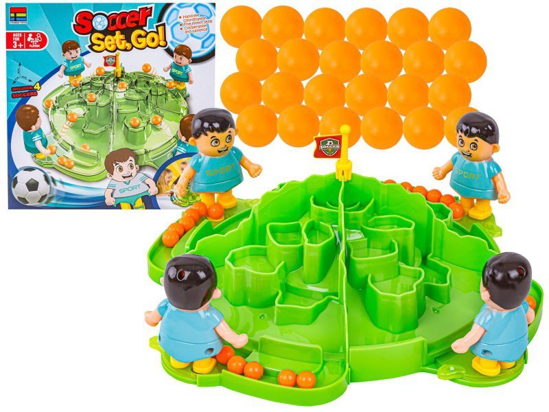 Rodzinna gra zręcznościowa, planszowa PIŁKA NOŻNA &quot;Soccer Set, Go! mini Piłkarzyki