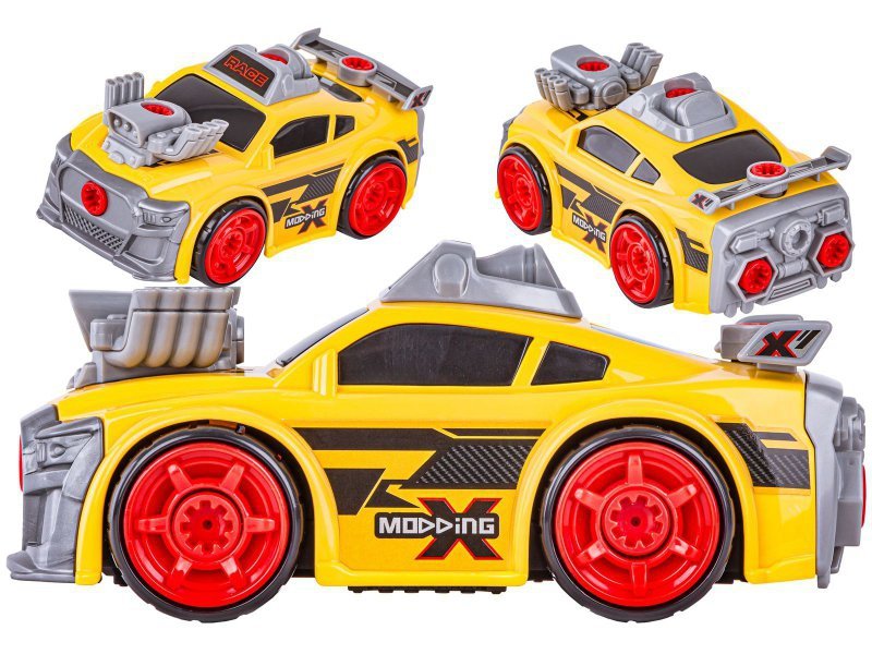 Sportowy Samochód do rozkręcania i skręcania 2w1 TUNING + Wkrętarka