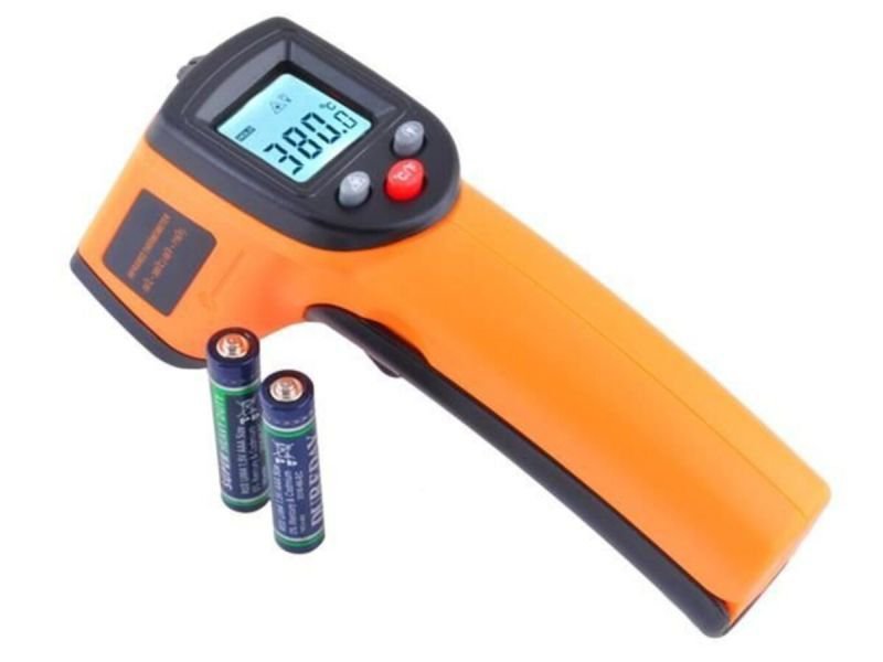 Pirometr - termometr laserowy Od-50 Do 530°C BENETECH Pomarańczowy