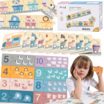 VIGA PolarB Drewniane Puzzle Numeryczne