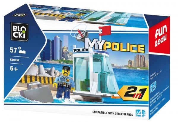 Klocki Blocki MyPolice 2 W 1 57 el.