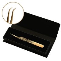 Pęseta do rzęs Noble Gold PRO 3 