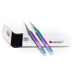 PĘSETY TĘCZOWE + ETUI - KOMPLET