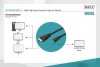 Digitus Kabel połączeniowy HDMI HighSpeed z Ethernetem 4K 60Hz UHD Typ HDMI A/HDMI D M/M 2m Czarny