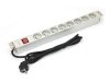 Digitus Listwa zasilająca PDU 19 RACK 8xTyp E, 1.8m 1xSchuko, 16A, wł./wył., aluminiowa