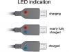 Delock Kabel USB Micro AM-MBM5P 1.5m (Wskaźnik ładowania LED)
