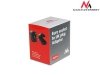 Maclean Adapter zasilania UK na Euro kątowy czarny MCE70