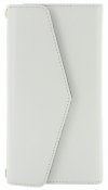 Holdit Etui kopertówka z przegródką iPhone 6/6S Plus białe/czarne