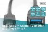 Digitus Kabel adapter USB 3.1 Gen 1 SuperSpeed OTG Typ USB C/USB A M/Ż 0,15m Czarny