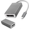 Qoltec Adapter USB 3.1 Typ C męski | DisplayPort żeński
