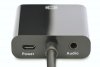 Digitus Konwerter/adapter audio-video microHDMI Typ D do VGA, 1080p FHD, z audio 3.5mm MiniJack