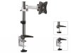 Maclean Uchwyt biurkowy do monitora LCD MC-717 8kg max vesa 100x100 aluminiowy
