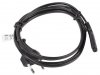 Lanberg Kabel zasilający EURO (radiowy) CEE 7/16 - IEC 320 C7 1.8M VDE   czarny