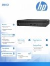 HP Inc. Desktop Mini 260DM G3 i3-7130U 500/4GB/W10P     4VF99EA