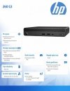 HP Inc. Desktop Mini 260DM G3 i5-7200U 1TB/8GB/W10P     4YV69EA