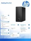 HP Inc. Desktop Pro A G2 R3-2200G W10P 256/8G/DVD/VEGA 8 5QL23EA