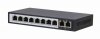 Extralink Switch Perses 8X EX-SG1008PE 10/100/1000M TX PoE AT/AF,  2X GE SFP Full Gigabit PoE