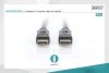 Digitus Kabel połączeniowy DisplayPort z zatrzaskami 4K 60Hz UHD Typ DP/DP M/M 10m Czarny