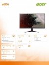 Acer Monitor 27 cali VG270BMIPX