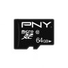 PNY Karta pamięci MicroSD 64GB SDU64G10PPLMOB-EF