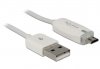 Delock Kabel USB MICRO(M) -USB-A(M) 2.0 1 m