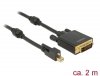 Delock Kabel DisplayPort MINI(M) V1.2 - DVI-D(M) 2m