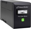 PowerWalker UPS Line-In 600VA 2xSchuko 230V Pure sine WAVE, RJ11/45 IN/OUT, USB, LCD