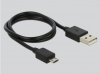 Delock Splitter Video Displayport 1.4->3x Displayport 4K na kablu 12.5 cm czarny