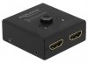 Delock Switch Video 2x HDMI dwukierunkowy 4K