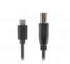Lanberg Kabel USB-C(M)-USB-B(M) 3.0m czarny