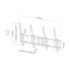Neomounts Uchwyt ścienny NS-WMB200PBLACK