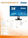 IIYAMA Monitor 28 cali XUB2893UHSU-B1 IPS,USB3.0,HDMI,DP,4K,3ms,300cd