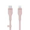 Belkin Kabel BoostCharge USB-C do Lightning silikonowy 1m, różowy