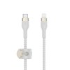 Belkin Kabel BoostCharge USB-C/Lightning Silikonowy w oplocie 1m biały