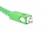 Lanberg Patchcord światłowodowy Sm Sc/Apc-Sc/Apc Simplex 3.0mm 5M biały